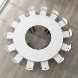 Collaborative Training Room Round Conference Table - Maoters thumbnail 4