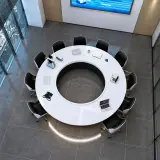 Executive Boardroom Round Conference Table - Maoters thumbnail 3