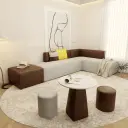 DIY Minimalist Modern Sofa Creative Spliced Modular Couch thumbnail 2