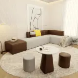 DIY Minimalist Modern Sofa Creative Spliced Modular Couch thumbnail 2