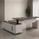 Sleek Electric Lift Executive Desk thumbnail 4