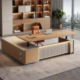 Luxury Electric Adjustable Executive Desk thumbnail 4