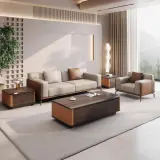 Minimalist-Style Comfortable Business Sofa thumbnail 4