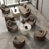 High-End Hotel Lobby Business Sofa thumbnail 4