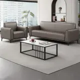 Luxury Office Reception Sofa Set with Business Coffee Table thumbnail 4