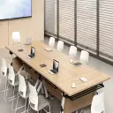 Foldable Mobile Modular Meeting Table - Maoters thumbnail 4
