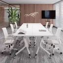 Modern Mobile Folding Meeting Table - Maoters thumbnail 4