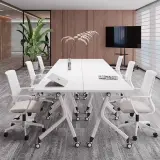 Modern Mobile Folding Meeting Table - Maoters thumbnail 4