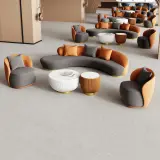 Stylish Arc Sofa for Hotels and Reception Spaces thumbnail 4