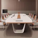 Premium Lacquer Conference Table for Large Meeting Rooms thumbnail 4