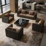 Elegant and Luxurious Straight Sofa thumbnail 4