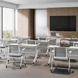 Modern Mobile Folding Modular Training Table - Maoters thumbnail 4