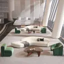 Modern Curved Sofa for Lobby Areas thumbnail 4