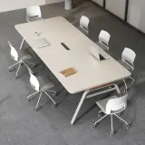 Modern Rectangular Office Conference Table - Maoters thumbnail 2