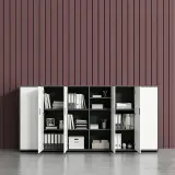 Minimalist Office Credenza – Room Divider File Storage thumbnail 3