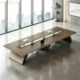 Premium Light Luxury Conference Table - Maoters thumbnail 1