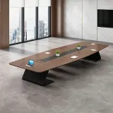Modern Large Long Rectangular Meeting Table - Maoters thumbnail 1