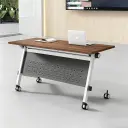 Modern Foldable Rolling Conference Table - Maoters thumbnail 1