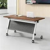 Modern Foldable Rolling Conference Table - Maoters thumbnail 1