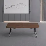 Training Room Dark Wood Conference Table - Maoters thumbnail 1