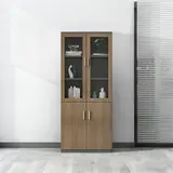 Modern Minimalist Wooden Office Filing Cabinet thumbnail 1