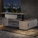 Modern Electric Adjustable Executive Desk thumbnail 1