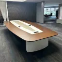 Office Solid Wood Conference Table - Maoters thumbnail 1
