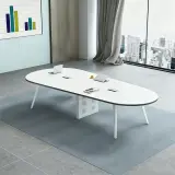 Boardroom Sleek Curved Conference Table - Maoters thumbnail 1