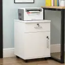 Lockable Office Cabinet for Desk Organization thumbnail 1