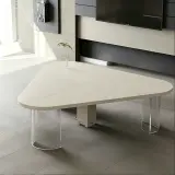 Modern Rounded Triangular Conference Table - Maoters thumbnail 1
