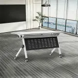 Mobile Modular Rectangle Training Table - Maoters thumbnail 1