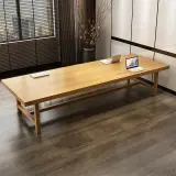 Modern Office Natural Wood Conference Table - Maoters thumbnail 1
