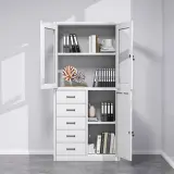 Multi-Tier Steel Office Filing Cabinet thumbnail 3