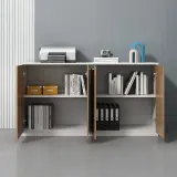 Low Wooden Office Cabinet for Documents thumbnail 3