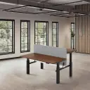 Electric Dual Desk with Privacy Panel thumbnail 1
