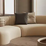 Reception Seating with Curved Sofa – Welcoming & Space-Efficient Design thumbnail 9