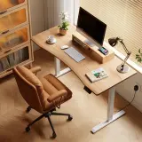 Solid Wood Electric Lift Desk thumbnail 2
