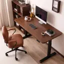Premium Solid Wood Electric Standing Workstation thumbnail 2
