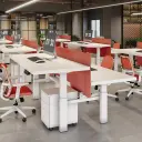 Sleek Electric Standing Desk for Office – Modern Adjustable Height Work Table thumbnail 3