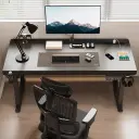 Long Electric Standing Desk — Adjustable Height Modern Office Workstation thumbnail 4