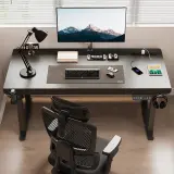 Long Electric Standing Desk — Adjustable Height Modern Office Workstation thumbnail 4