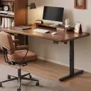 Premium Solid Wood Electric Standing Workstation thumbnail 3