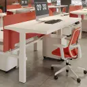 Sleek Electric Standing Desk for Office – Modern Adjustable Height Work Table thumbnail 4