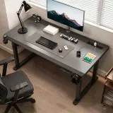 Long Electric Standing Desk — Adjustable Height Modern Office Workstation thumbnail 2