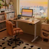 Solid Wood Electric Lift Desk thumbnail 4