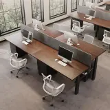 Electric Dual Desk with Privacy Panel thumbnail 4