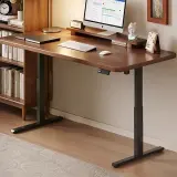 Premium Solid Wood Electric Standing Workstation thumbnail 4