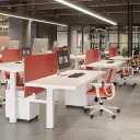 Sleek Electric Standing Desk for Office – Modern Adjustable Height Work Table thumbnail 2