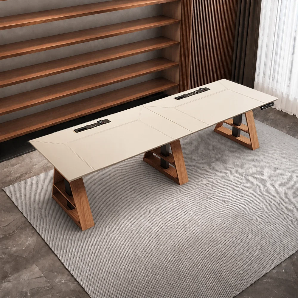 Powerful Electric Standing Desk for Meetings – Ergonomic Lift Table for Collaborative Workspaces