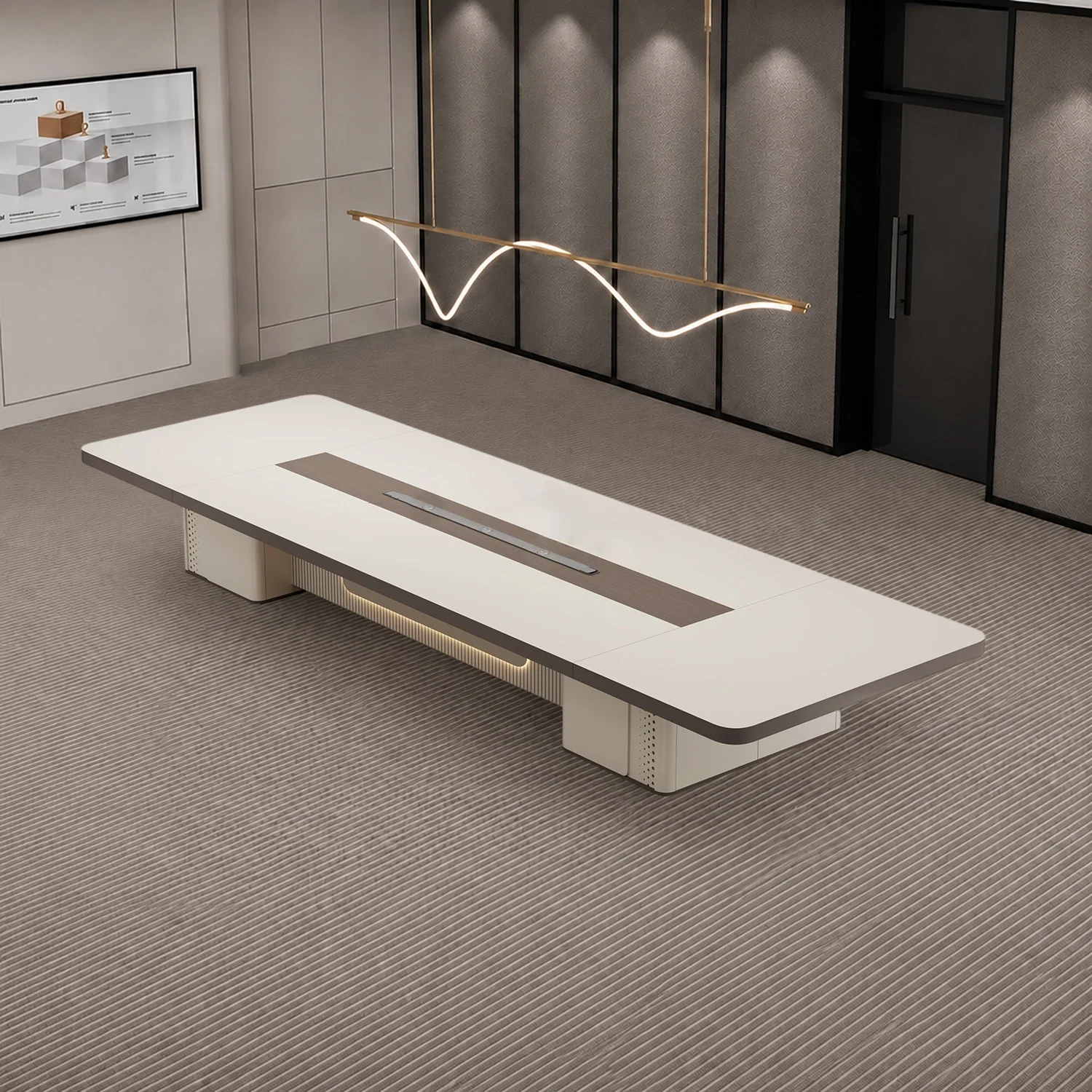 Modern minimalist high-end long table